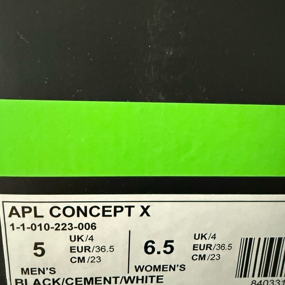 NIB, APL Concept X High-Top Sneakers (Women’s 6.5 / Men’s 5 / 5Y), Unisex Fit - Picture 6 of 7